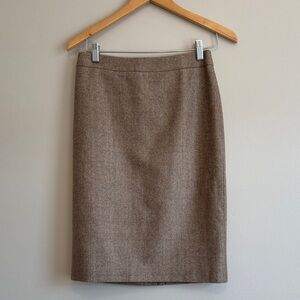 Brooks Brothers Tan Pencil Skirt